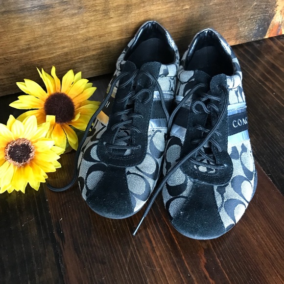 Coach Shoes - Coach Black & White Sneakers